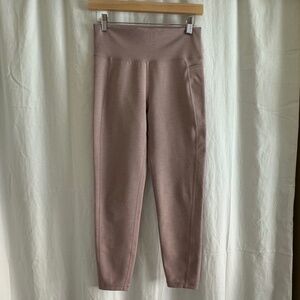 Sweaty Betty Super Sculpt 7/8 Tights - M - dusty pink marl